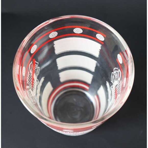 Vintage MCM Cocktail Shaker With Recipes Retro Barware - Picture 4 of 7